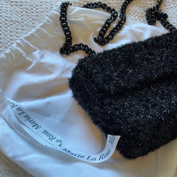 Maria La Rosa Sparkling Mini Pub Bag NWT - Picture 5 of 6